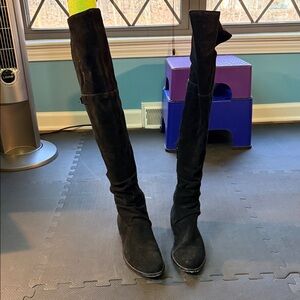 Black Over-the-Knee Women's Boots